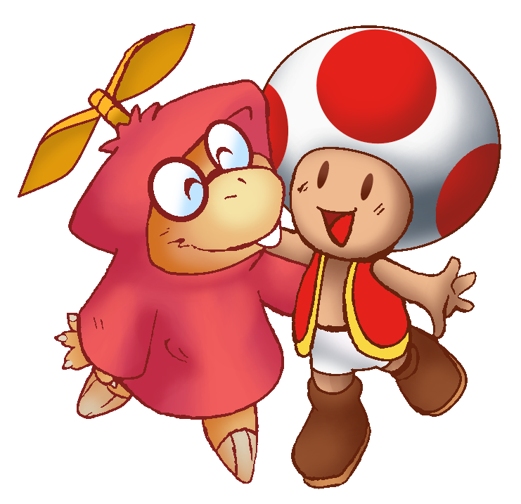 Little Toadies By Wingedblueshell Character Mario Characters