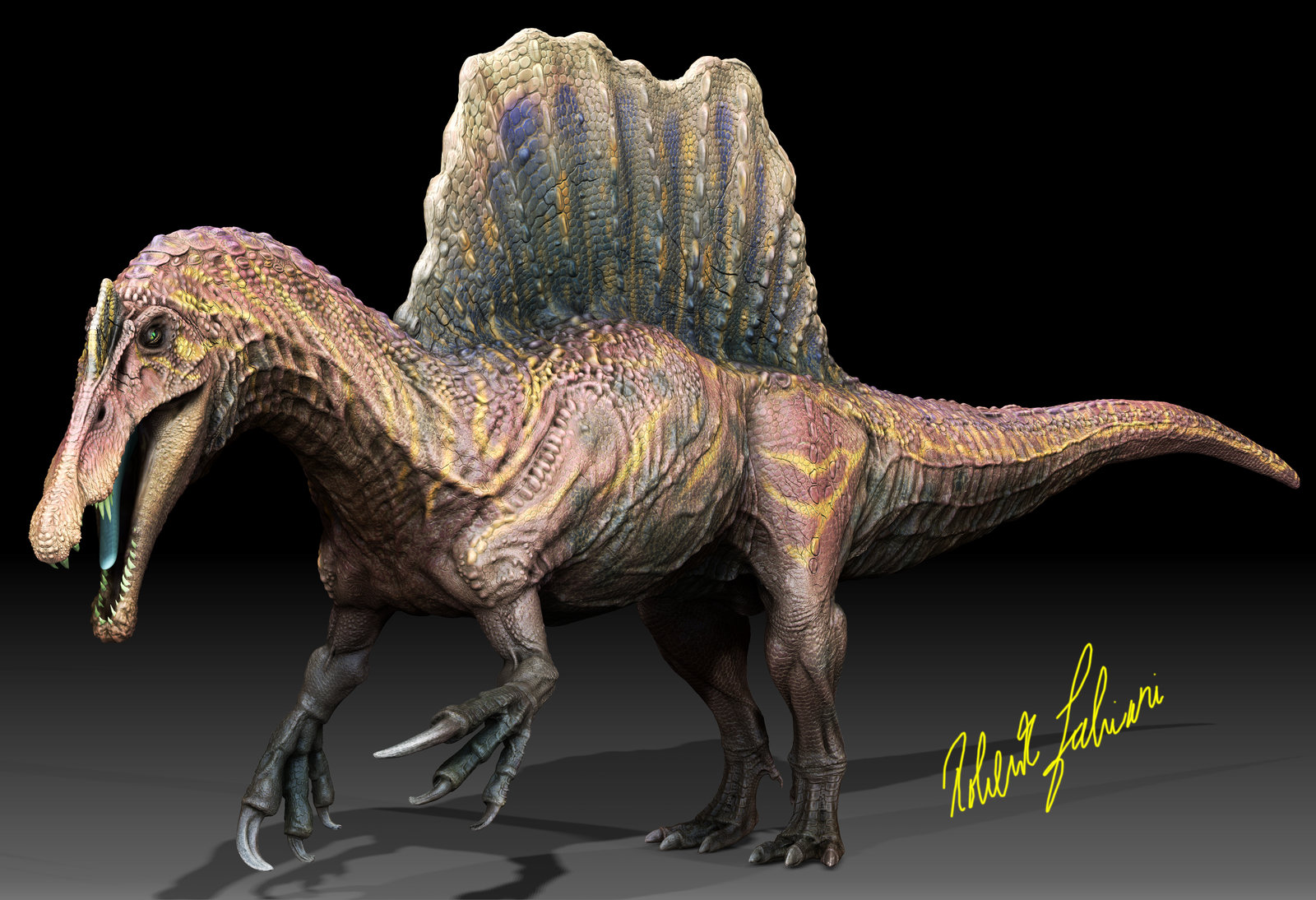Spinosaurus Aegyptiacus By Robertfabiani