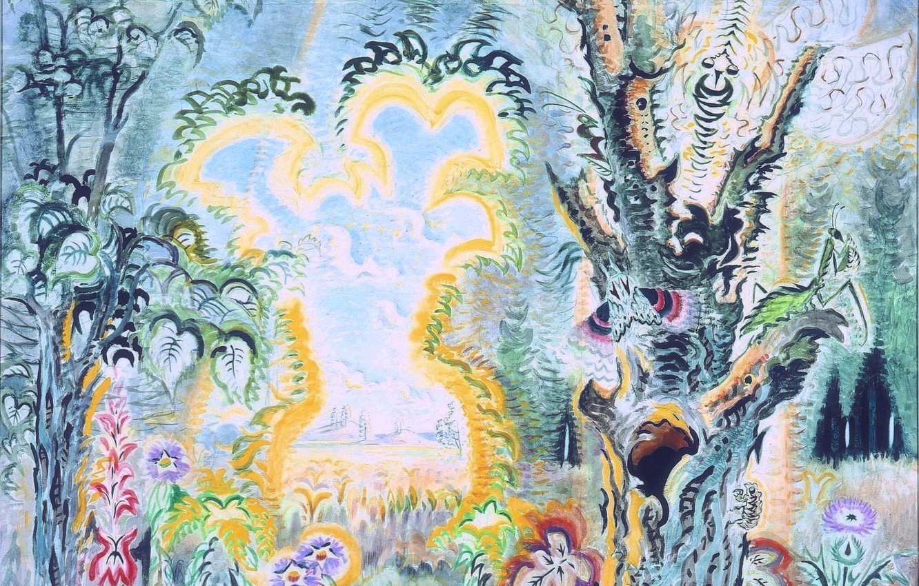 Wallpaper Charles Ephraim Burchfield Gateway To September