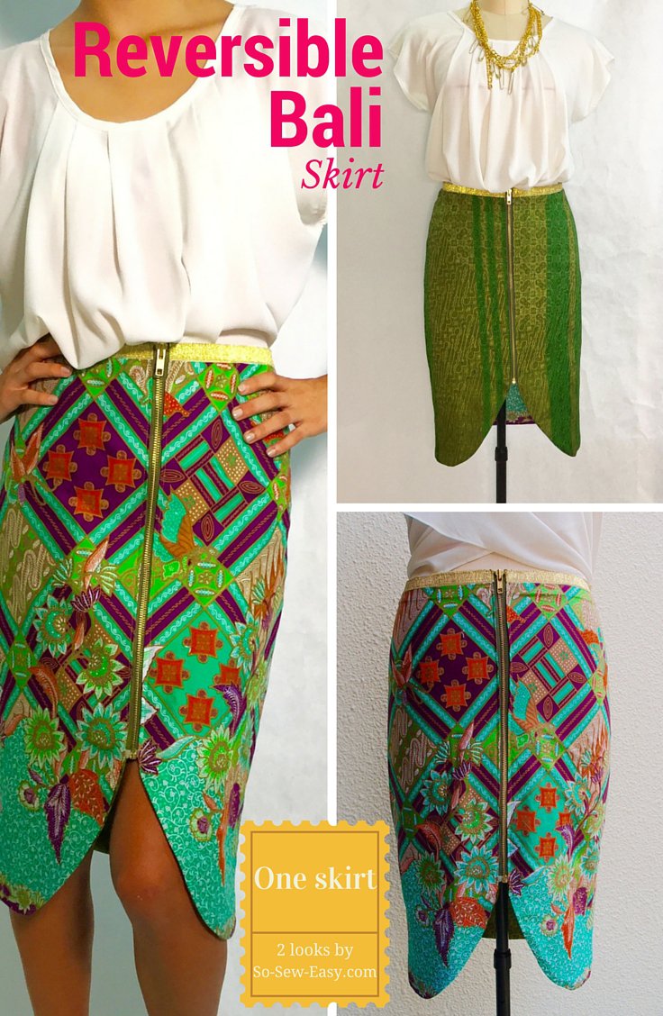 Bali The Reversible Skirt So Sew Easy