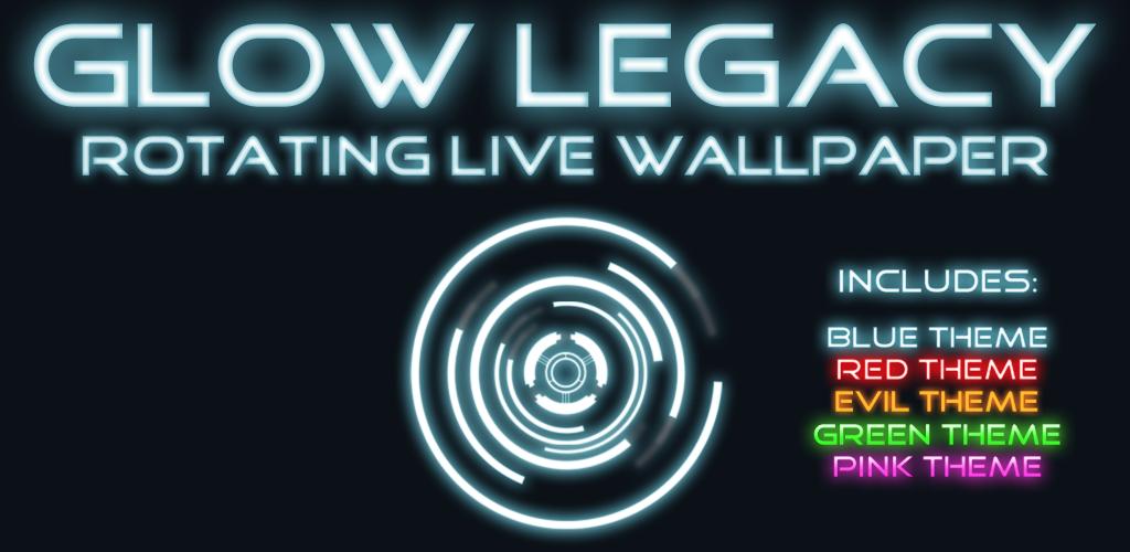 Tech Glow Legacy Rotating Live Wallpaper
