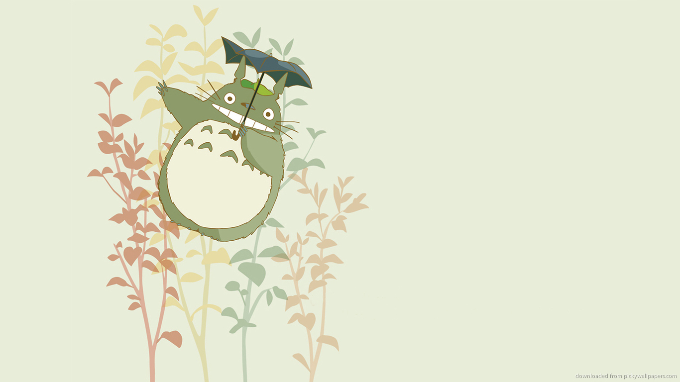 48 Kawaii Totoro Wallpaper On Wallpapersafari