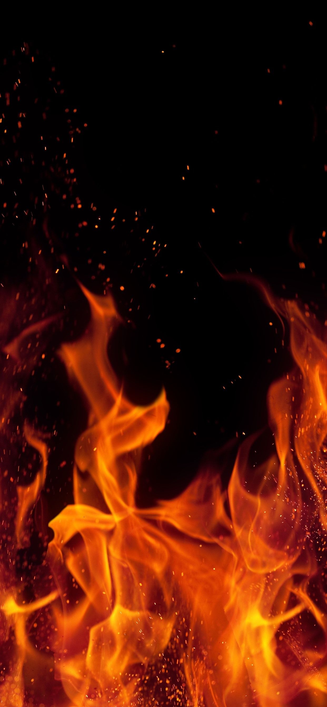 iPhone Fire Wallpaper On