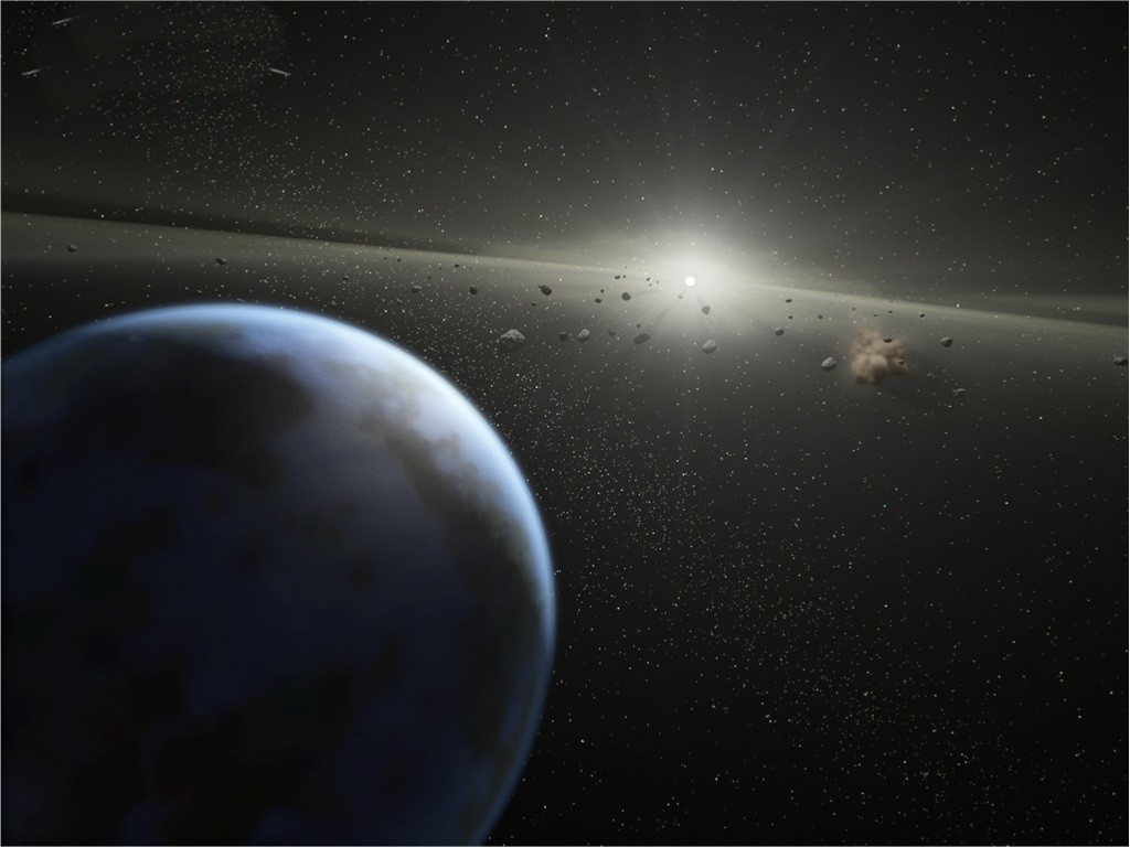 Orbit Puter Background Asteroid Belt In Desktop Wallpaper