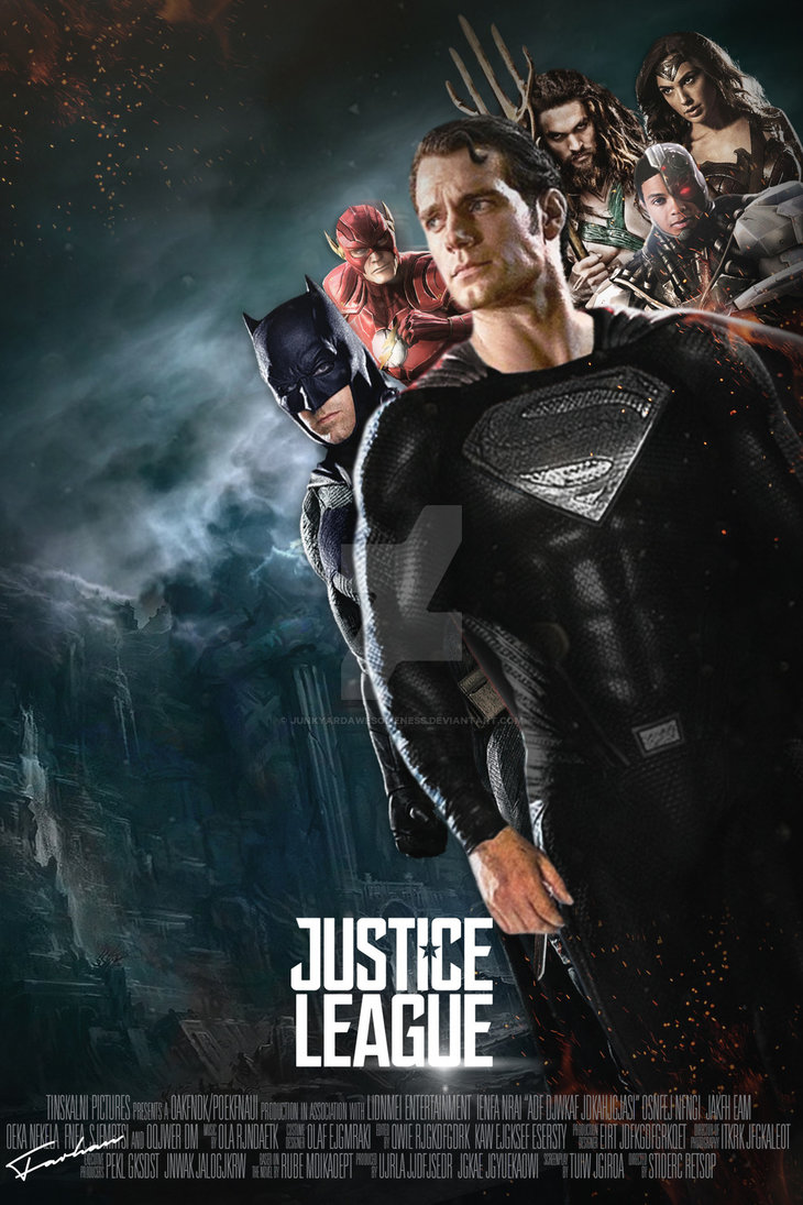 Justice League Movie Poster HD By Junkyardawesomeness