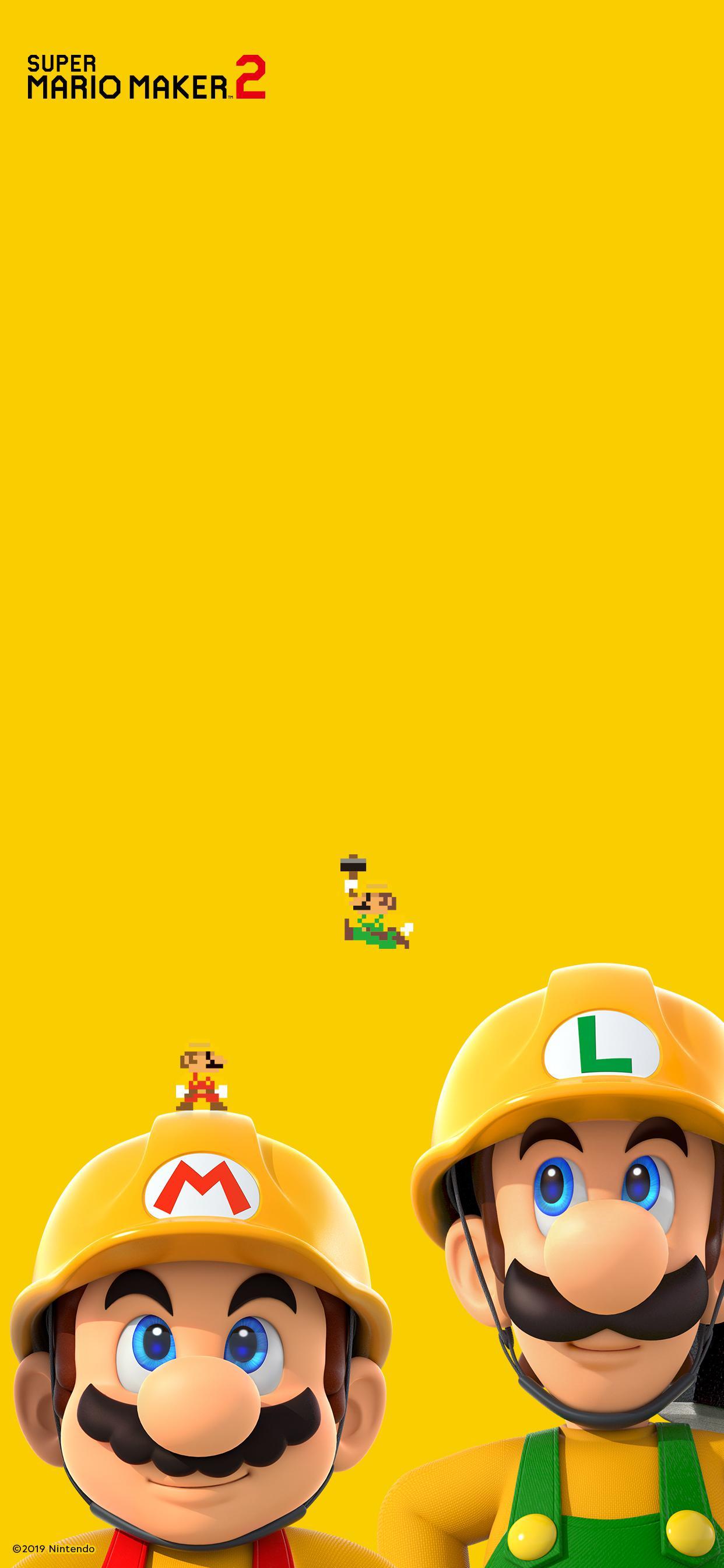 this is the wallpaper of super Mario maker 2 rNintendoSwitch