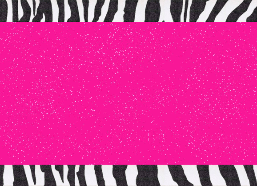 Pink Zebra Print Wallpaper Glitter