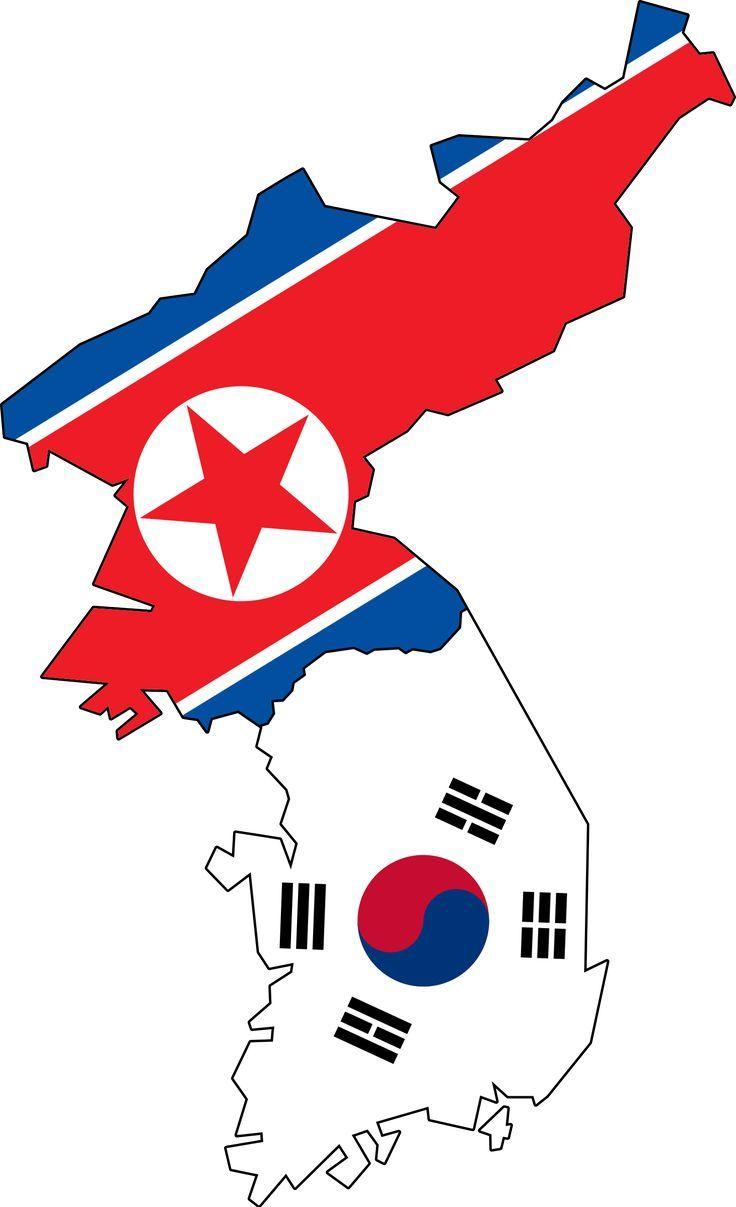 Image result for flags of south korea and north korea Corea del