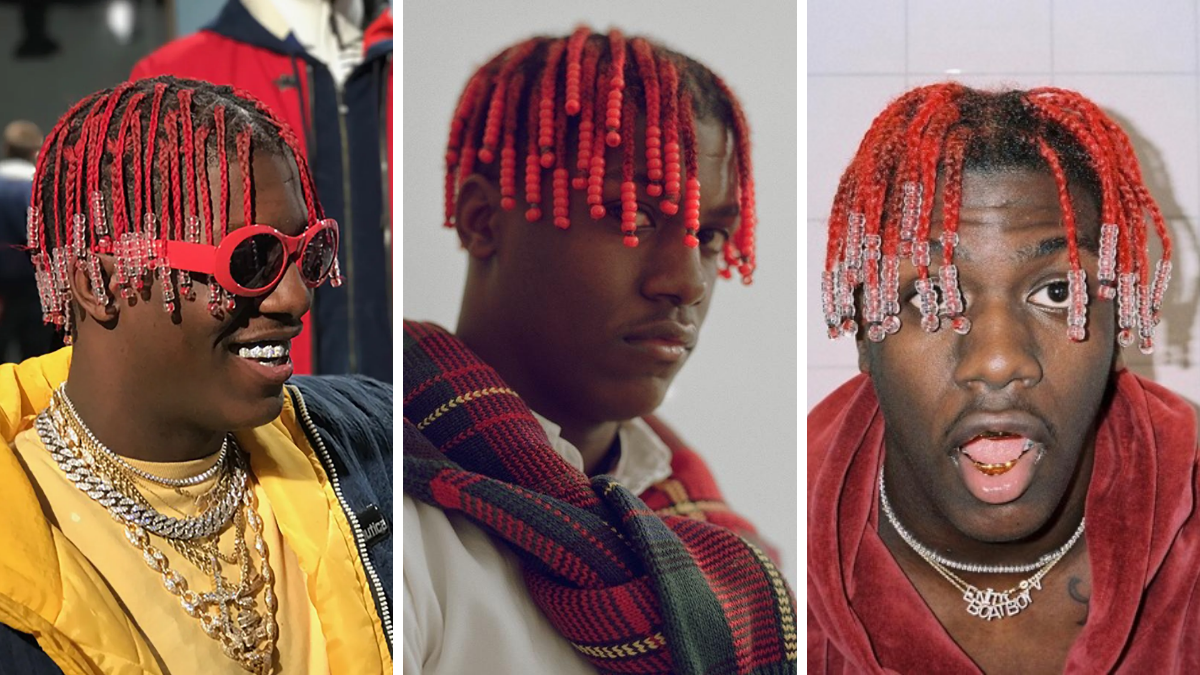 Lil Yachty Braids In Red Dye Wallpaper