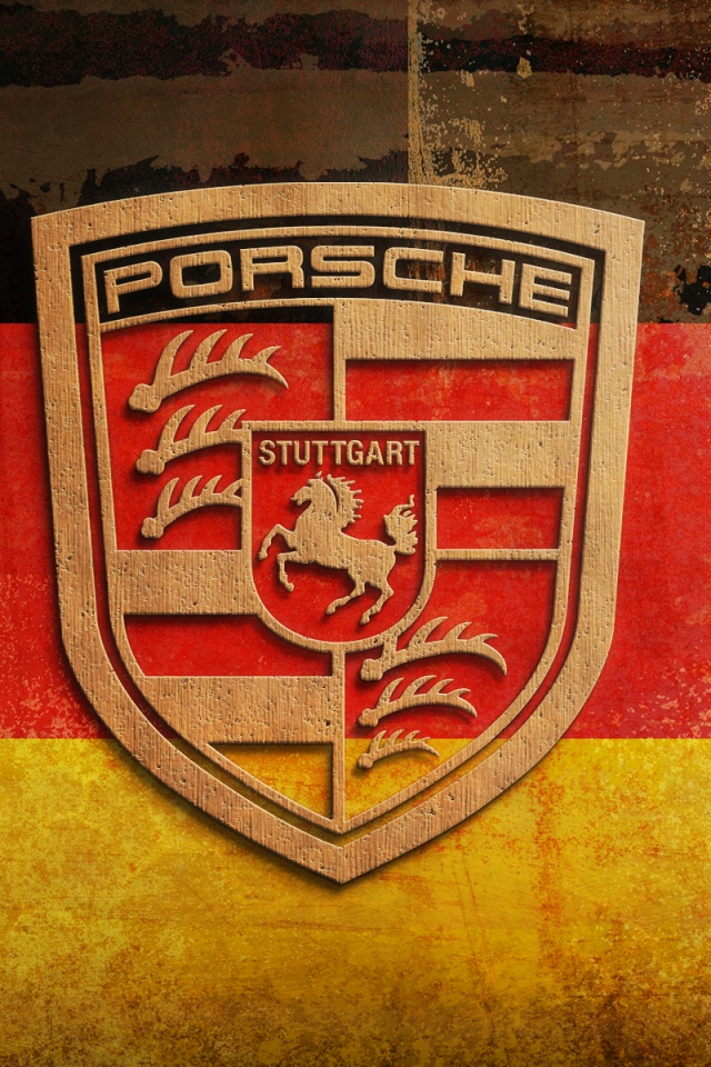 Porsche Logo Iphone Wallpaper