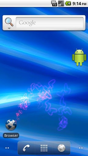 Moving Abstract Live Wallpaper App For Android