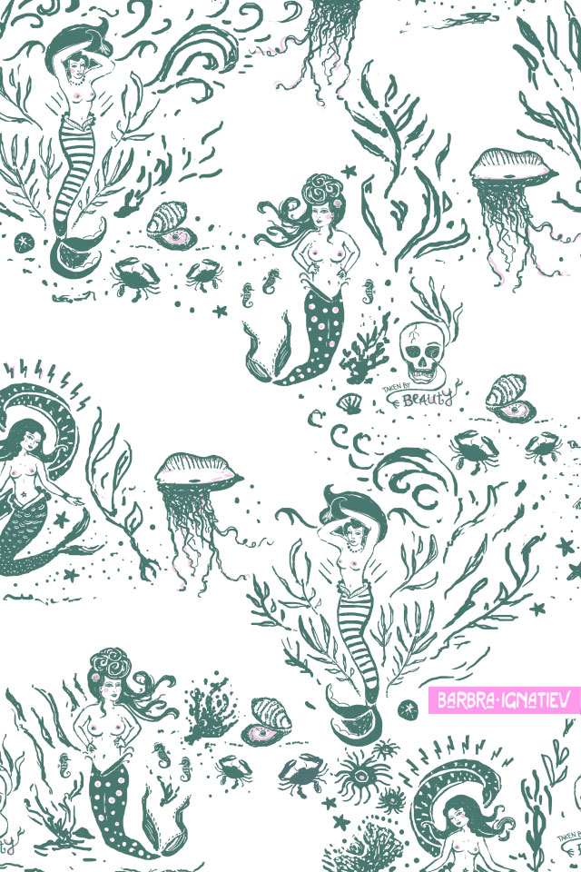 Mermaid iPhone Wallpaper Attractive