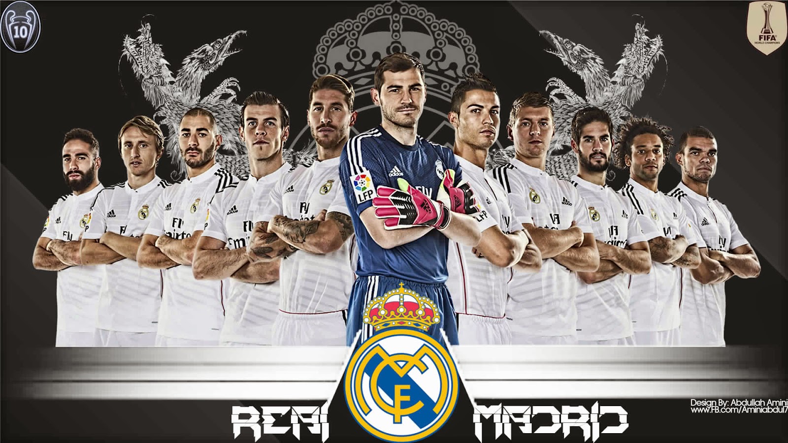 And Real Madrid Squad Wallpaper For Lovers