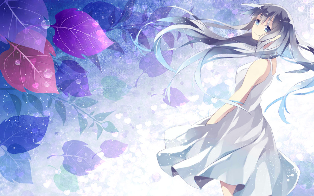 Anime Winter Love Desktop Wallpaper By Lizzywolffire6