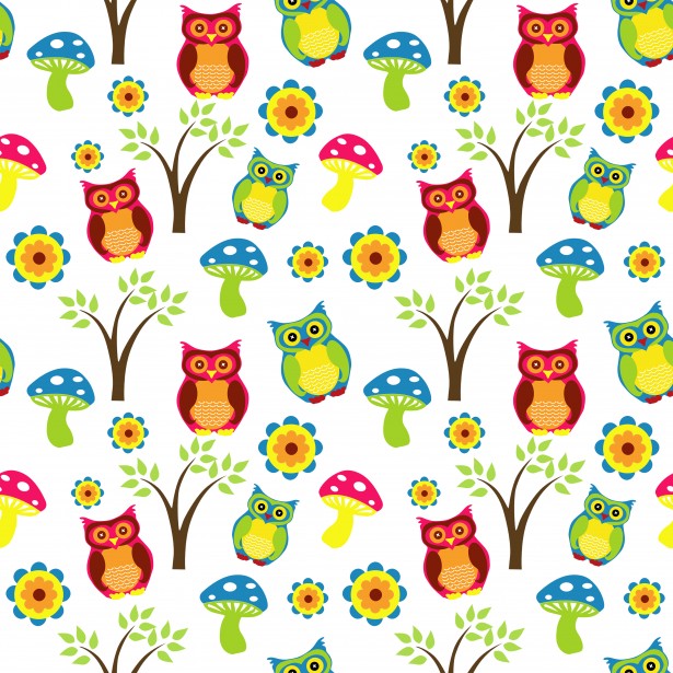 Cute Owl Wallpaper Pattern Stock Photo Public Domain Pictures