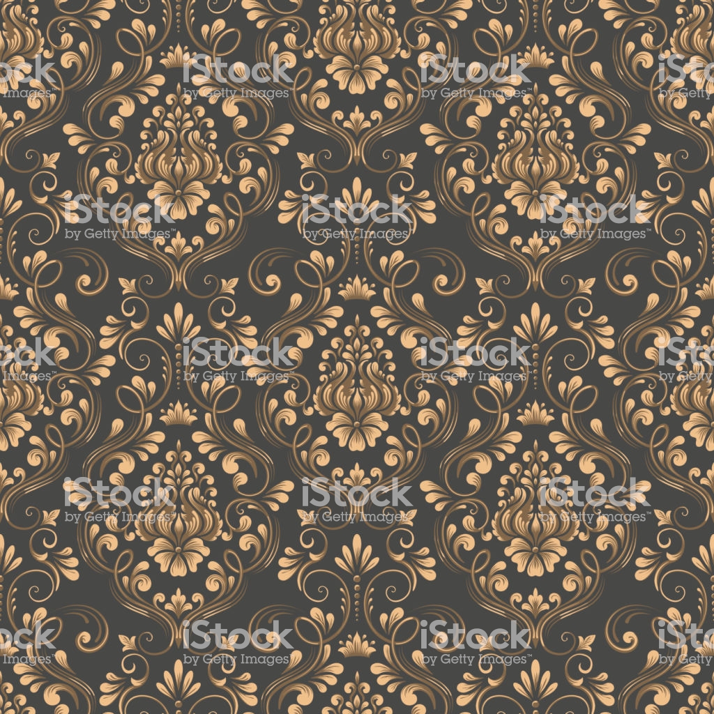 Vector Damask Seamless Pattern Background Elegant Luxury Texture
