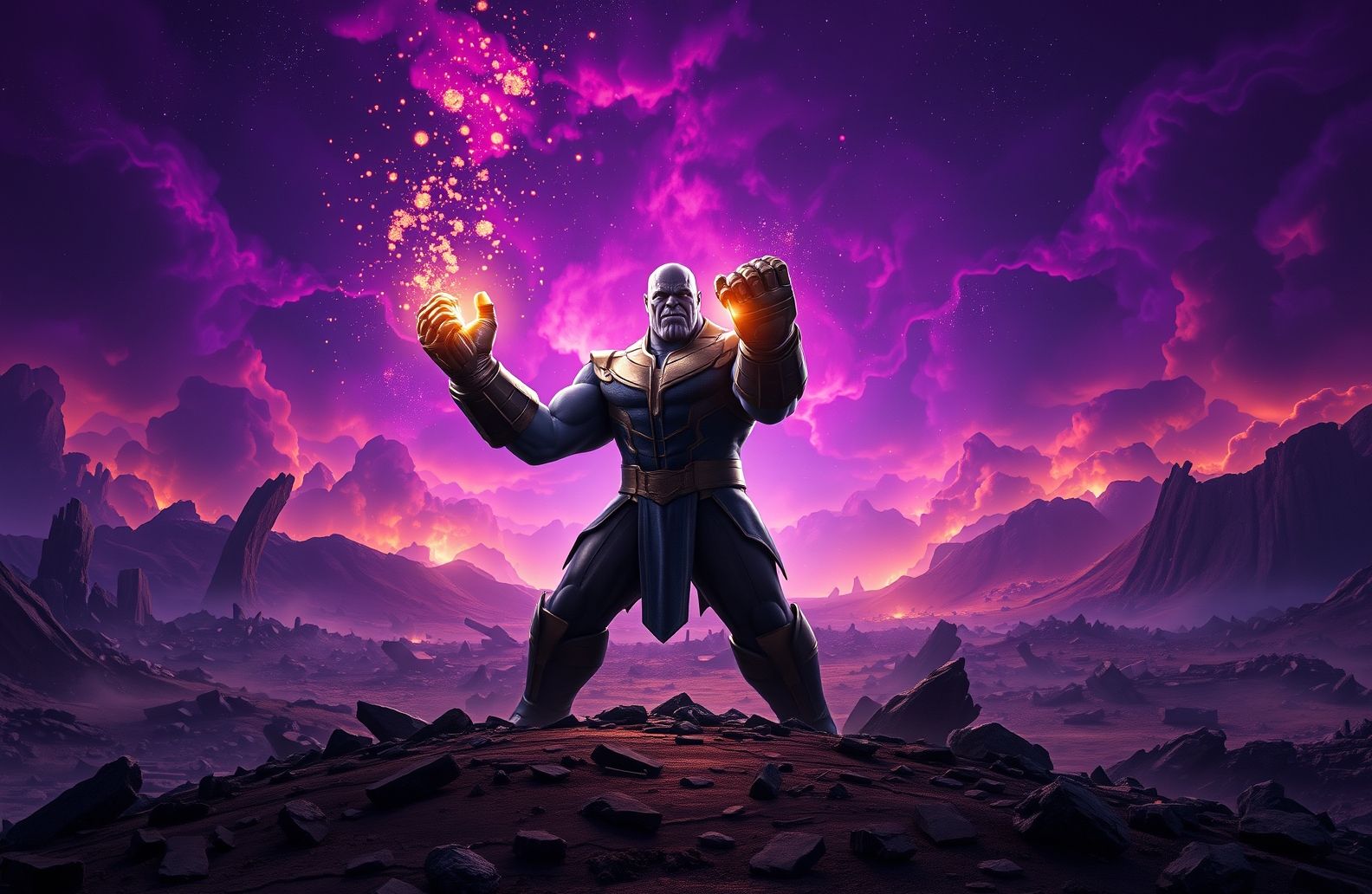 Thanos Snap Wallpaper