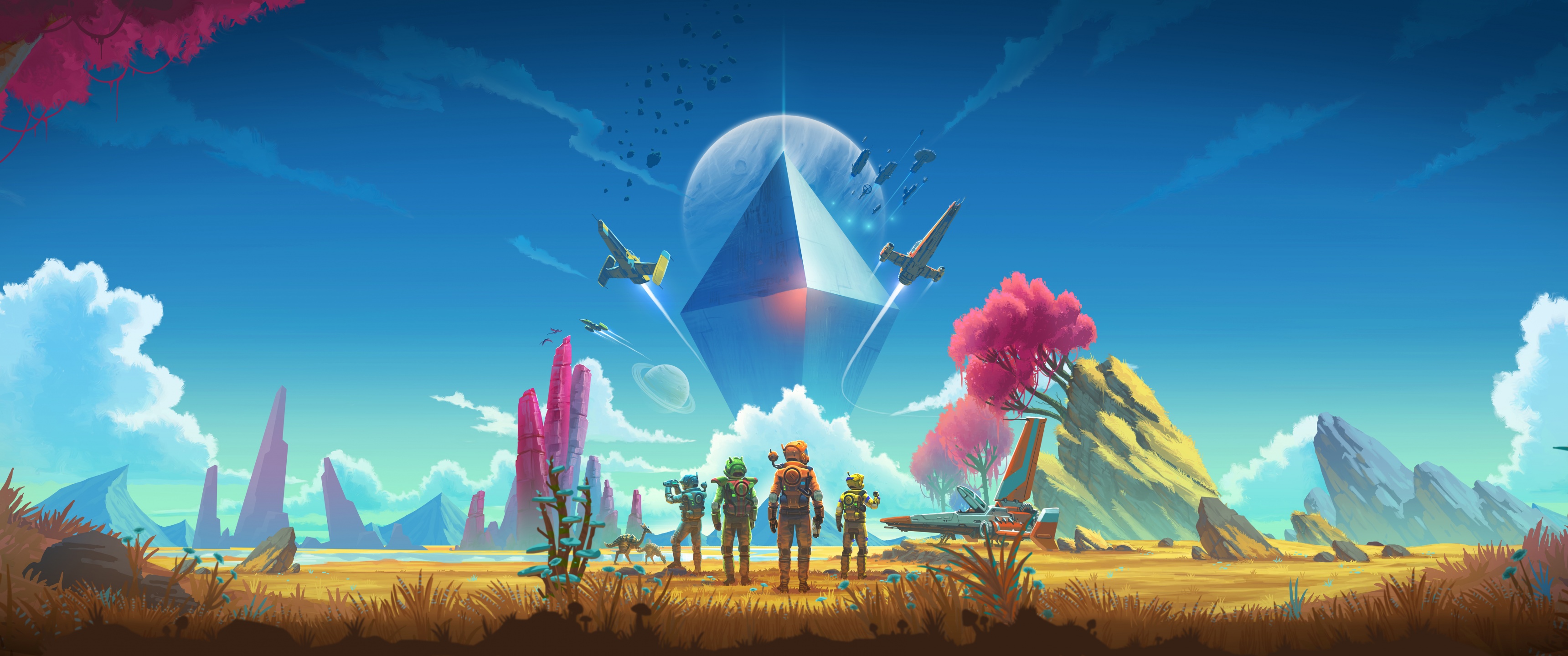 No Man S Sky Wallpaper 4k Ultrawide 5k Game Poster