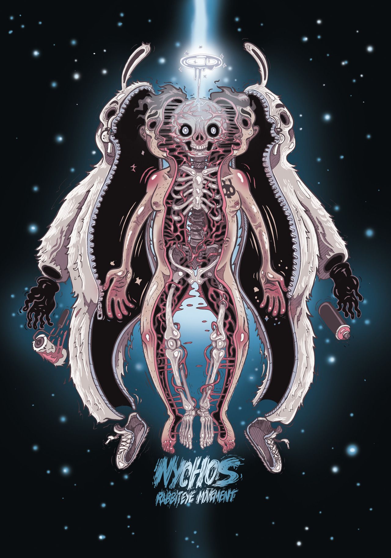 Fur Skin Skeleton by NYCHOS With images Anatomy art Art 1280x1829