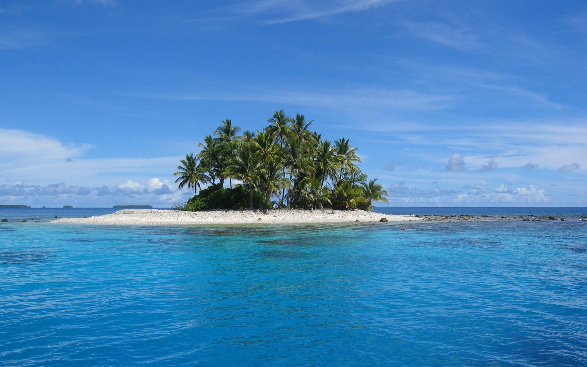Island In Micronesia Wallpaper
