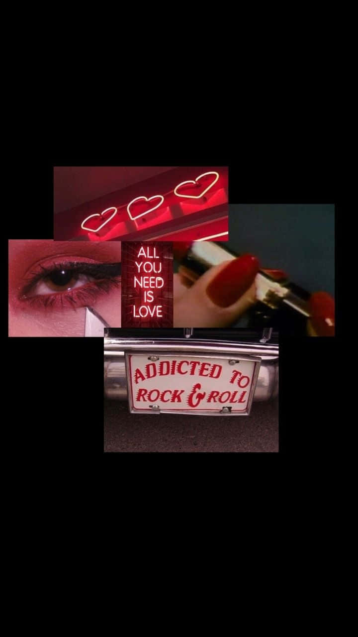 Black And Red Aesthetic Wallpaper