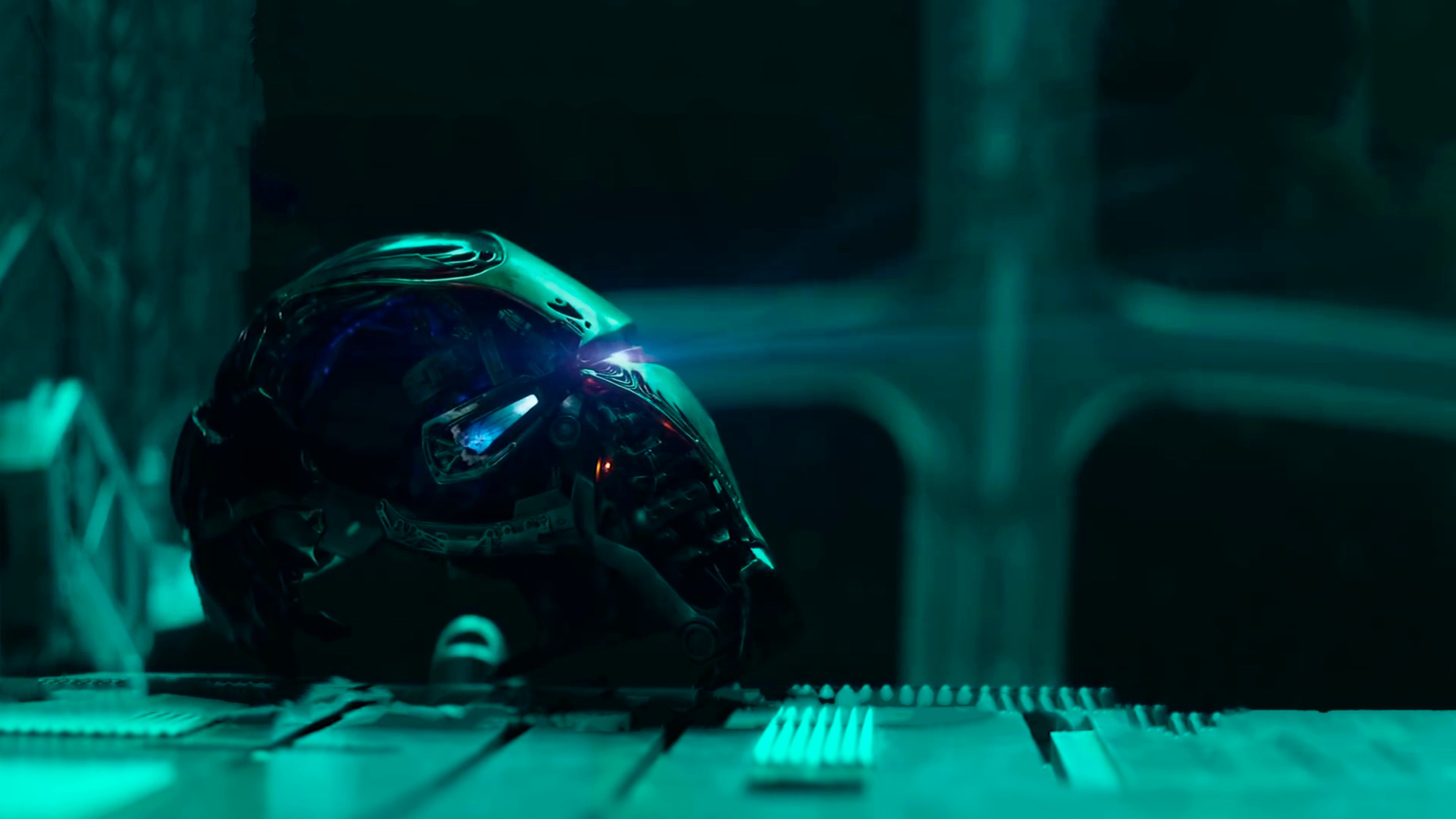 Iron Man Helmet From Avengers Endgame Wallpaper HD Movies 4K