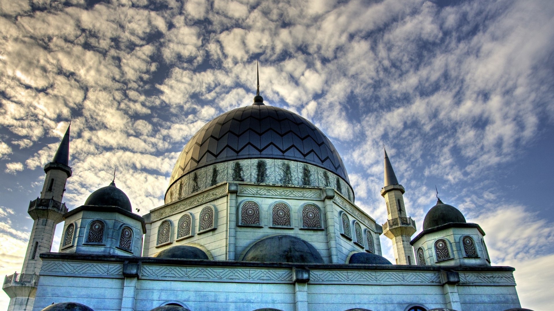 Clouds Religion Building Structure HDr Full HD 1080p Background