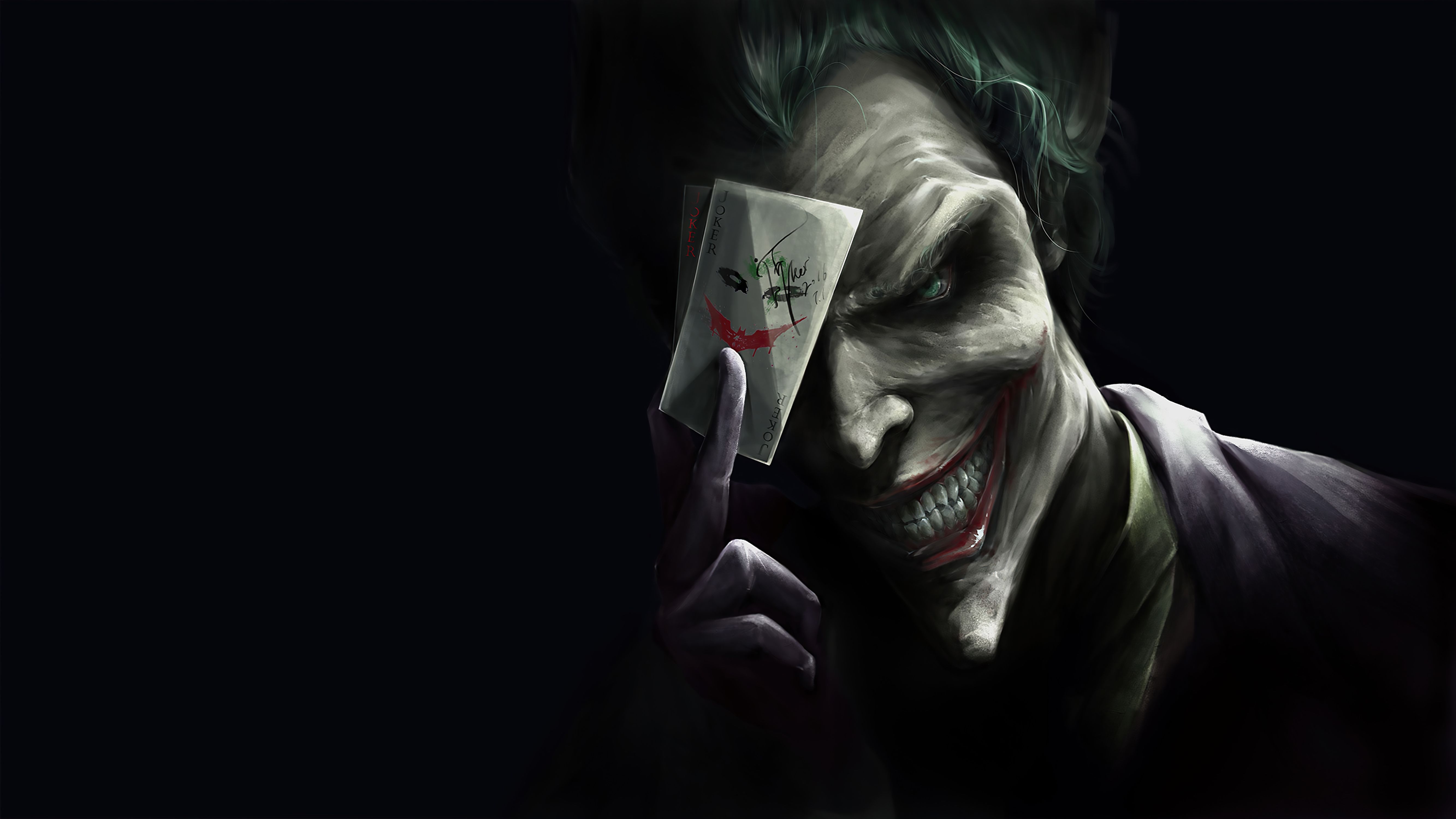 Joker By Dark Art Wallpaper