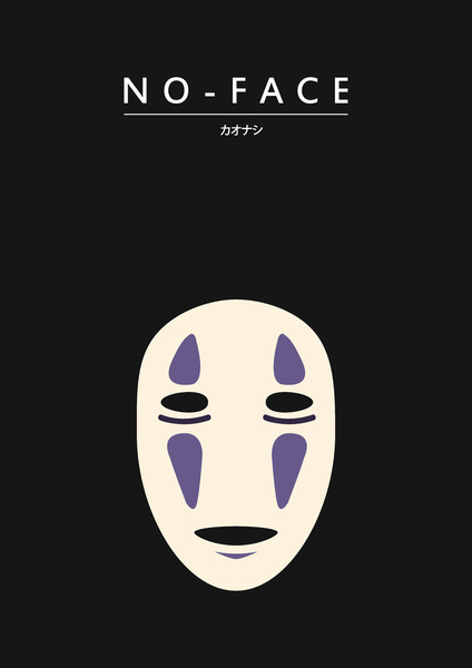 No Face Spirited Away Wallpaper Art