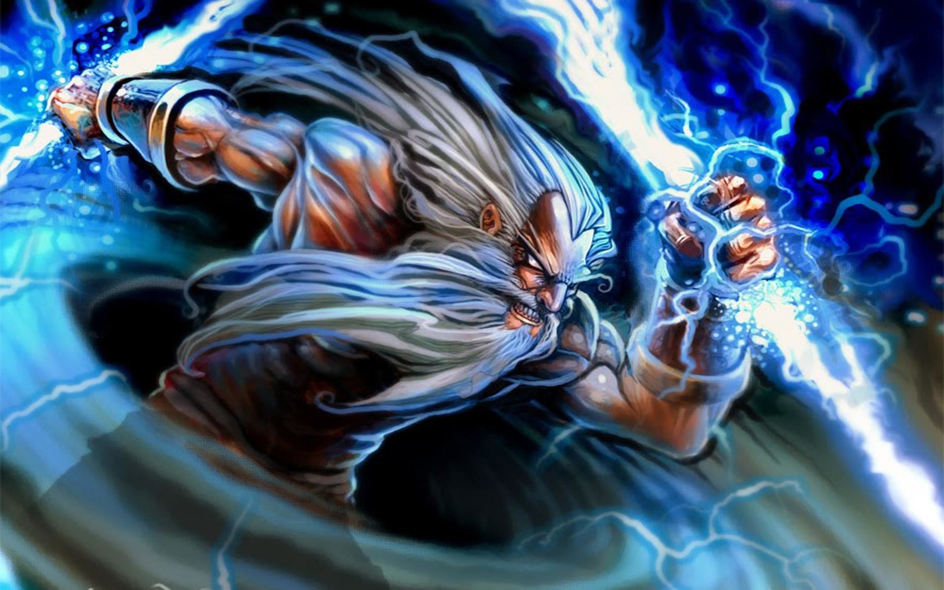 Video Games Dota Caracters Zeus Greek God Myths Desktop