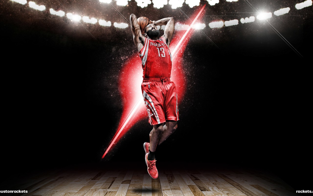 Houston Rockets James Harden Player HD Wallpaper Background