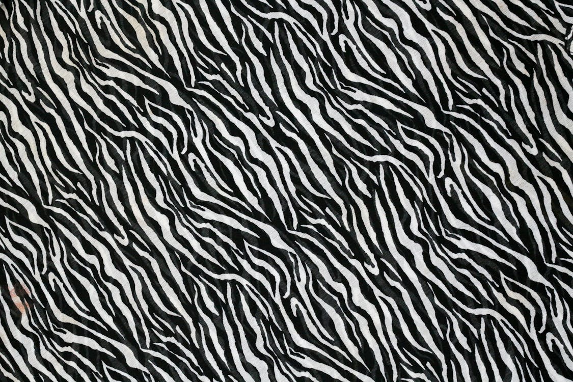 Black And White Animal Print Wallpaper