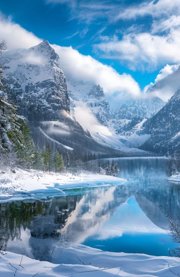 Winter Mountain Wallpaper