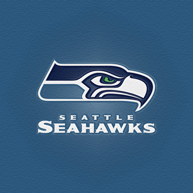 Seattle Seahawks Team Logo iPad Wallpaper Words