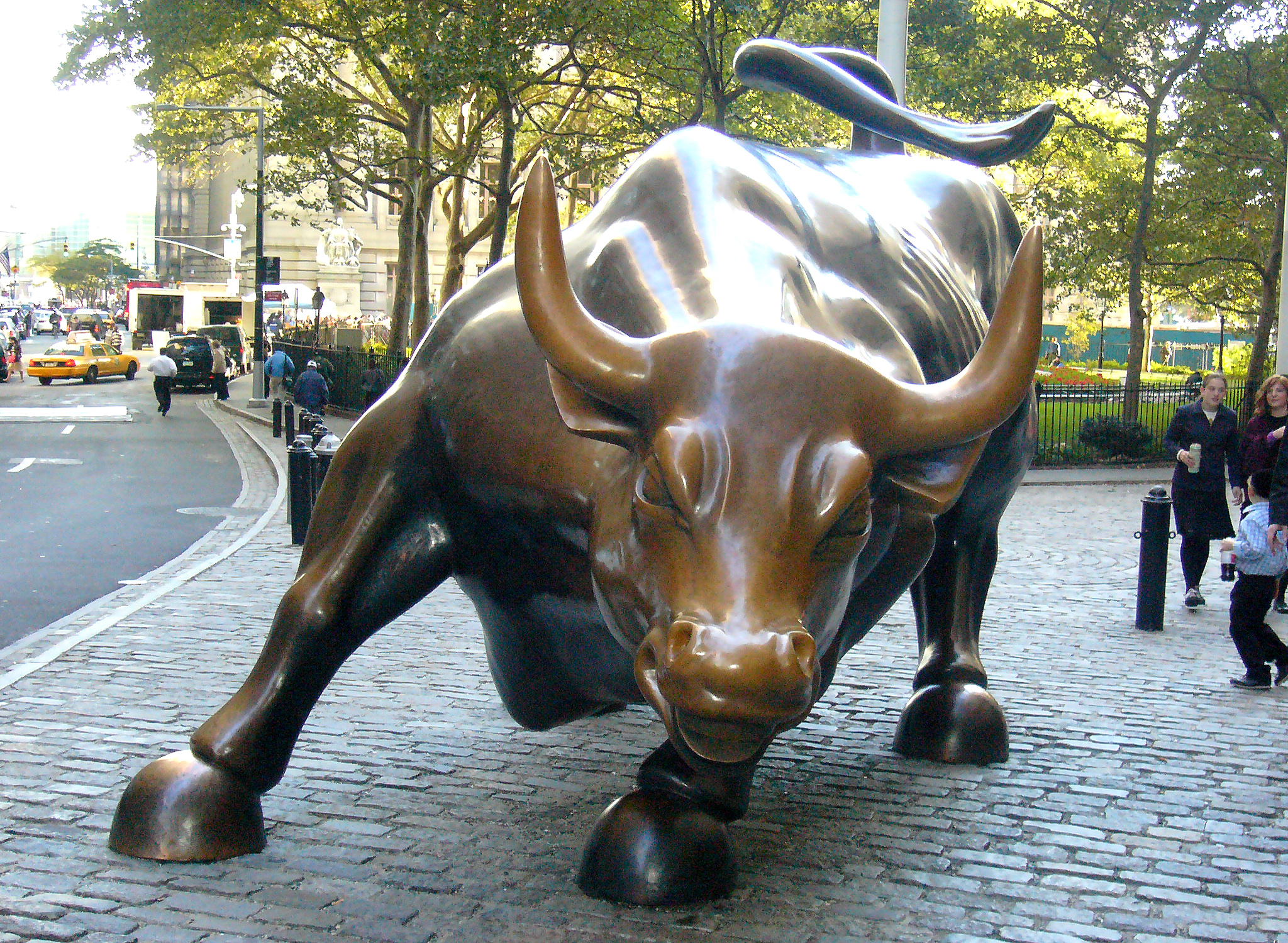Wall Street Bull Wallpaper