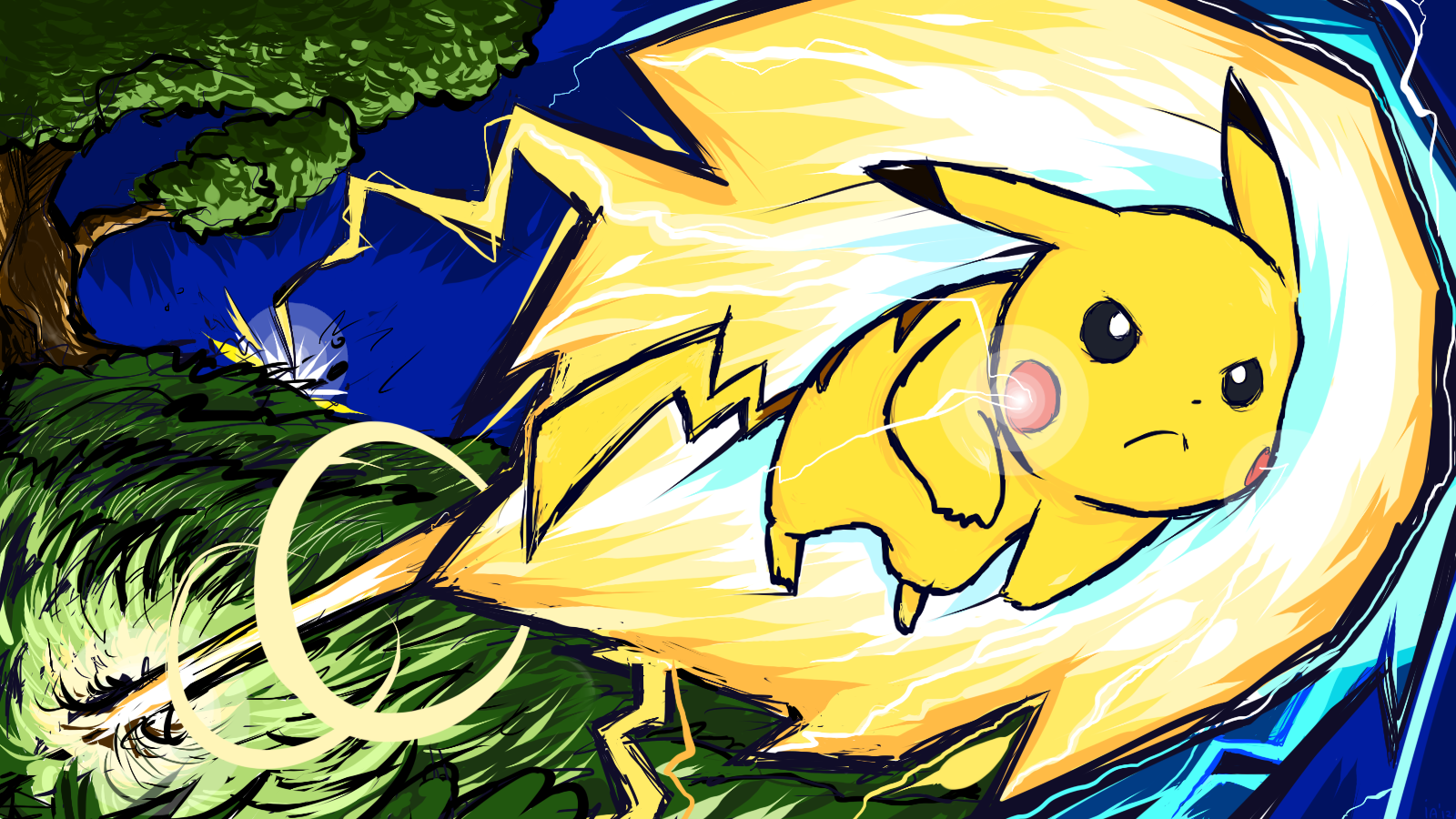 Pikachu Volt Tackle By Ishmam