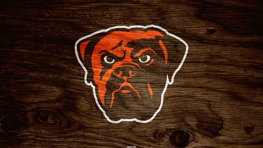 Cleveland Browns Brown Weathered Wood Wallpaper for Nook HD 1024x576