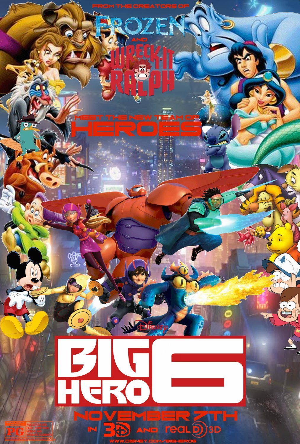 Disney S Big Hero Poster Fm By Edogg8181804