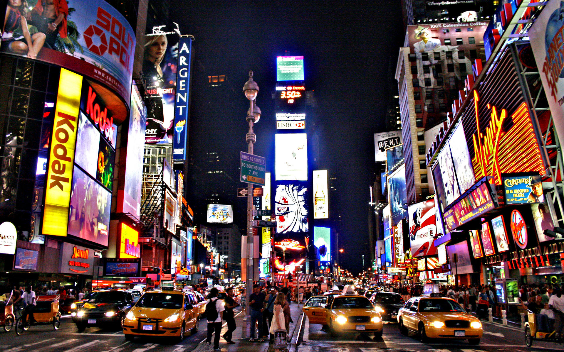Theme Bin Blog Archive Time Square HD Wallpaper