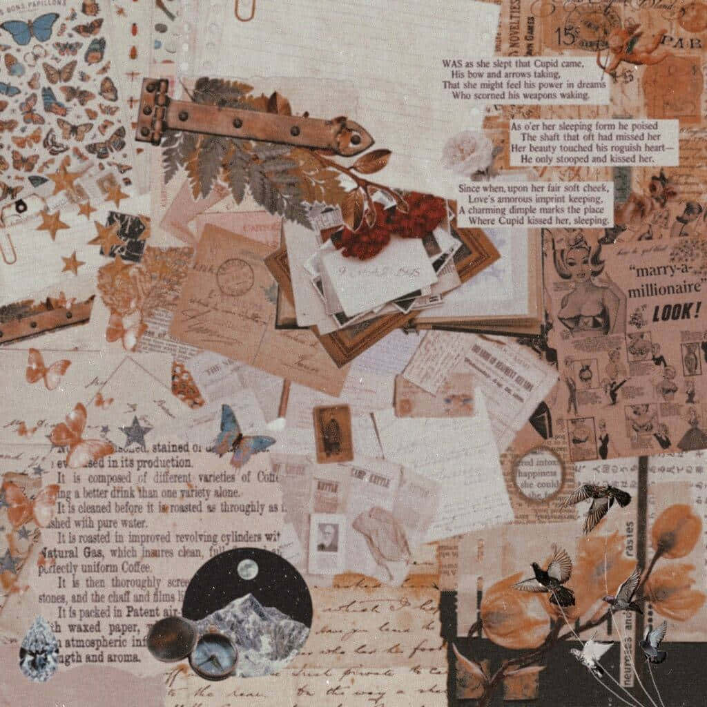 Newspaper Aesthetic Background Wallpaper