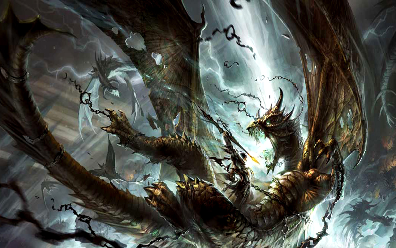Fantasy Dragons Wallpaper