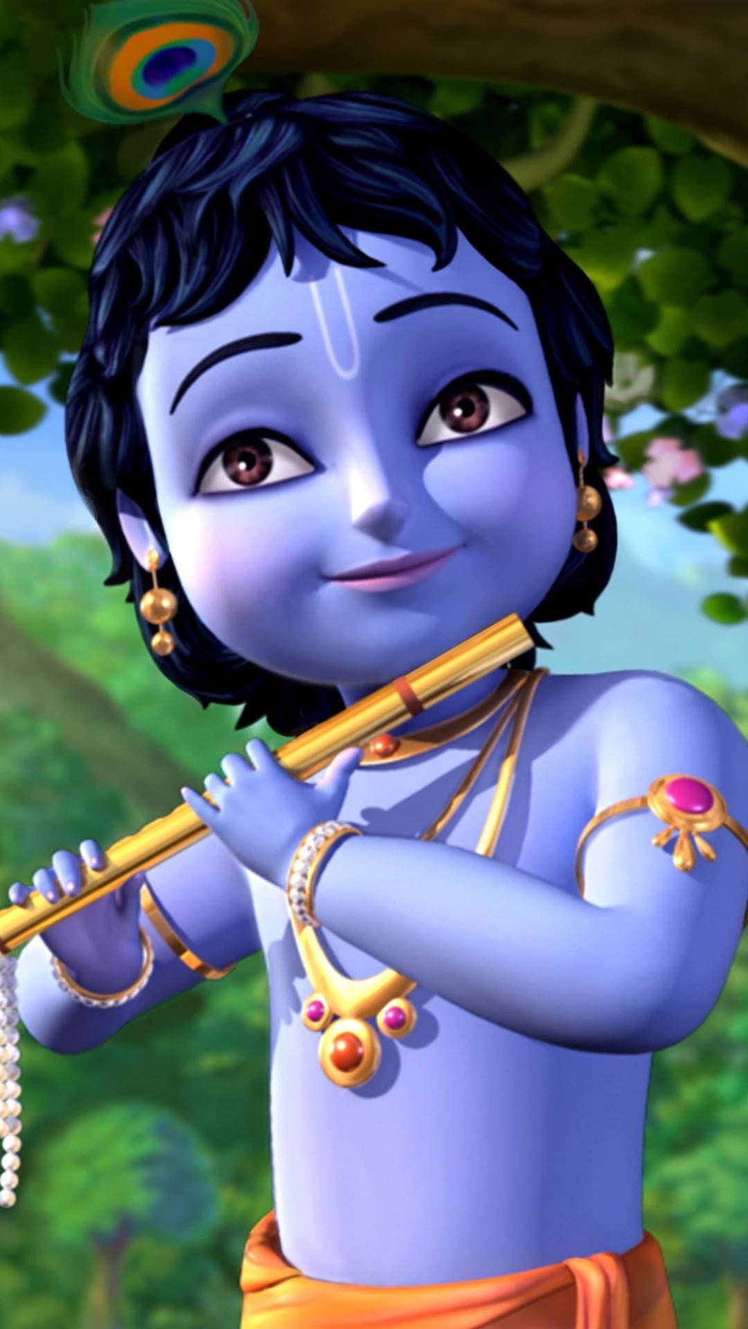Krishna iPhone Wallpaper