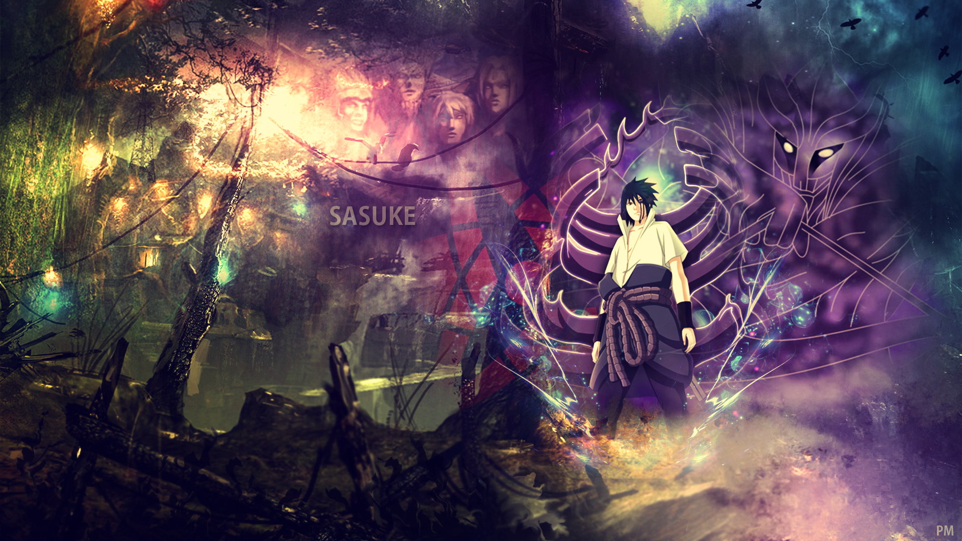 Best Sasuke Desktop Background Beautiful
