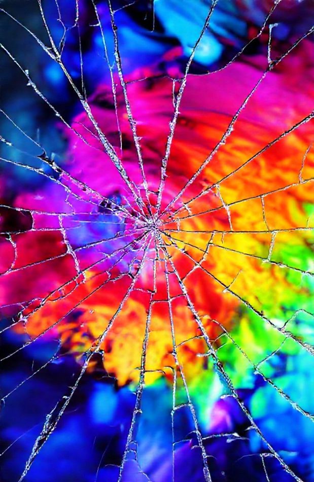 Cracked Screen Prank Wallpaper