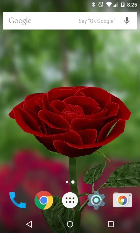 3d Rose Live Wallpaper Android Apps On Google Play