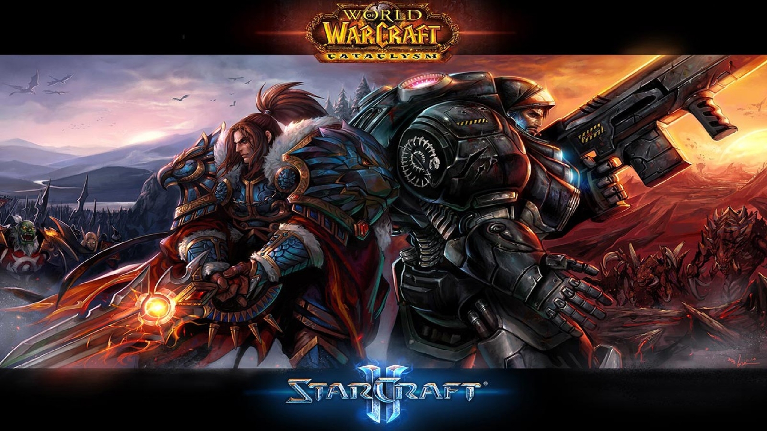 Starcraft World Of Warcraft Wallpaper