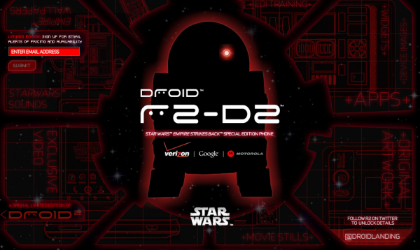 Droid R2 D2 Promo Goes Live Benchmark Will Blow You