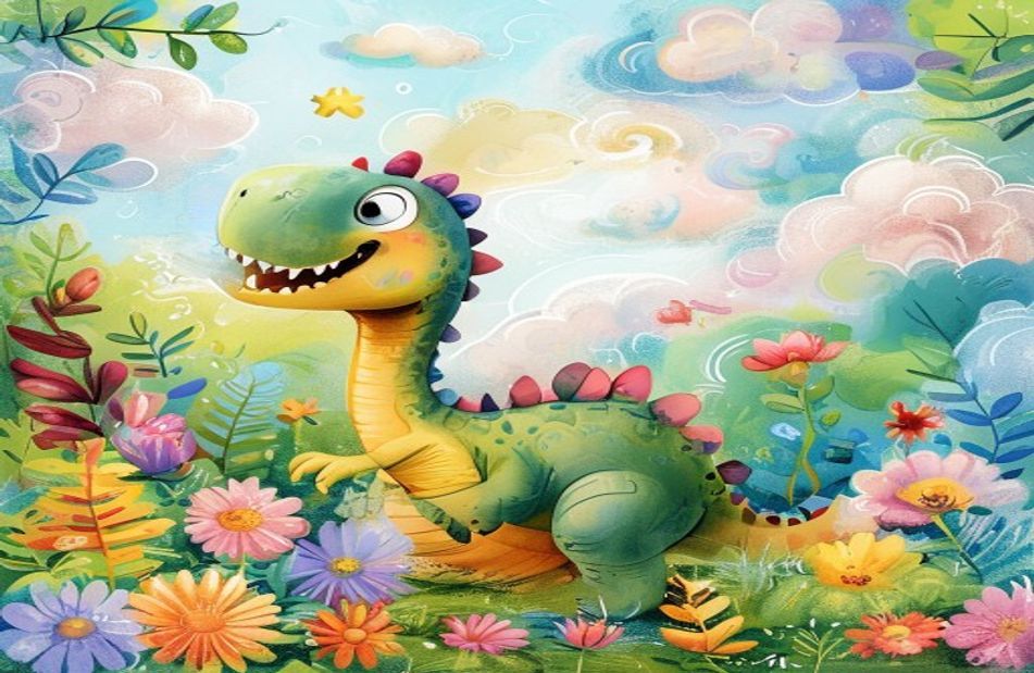 Cute Dinosaur Background