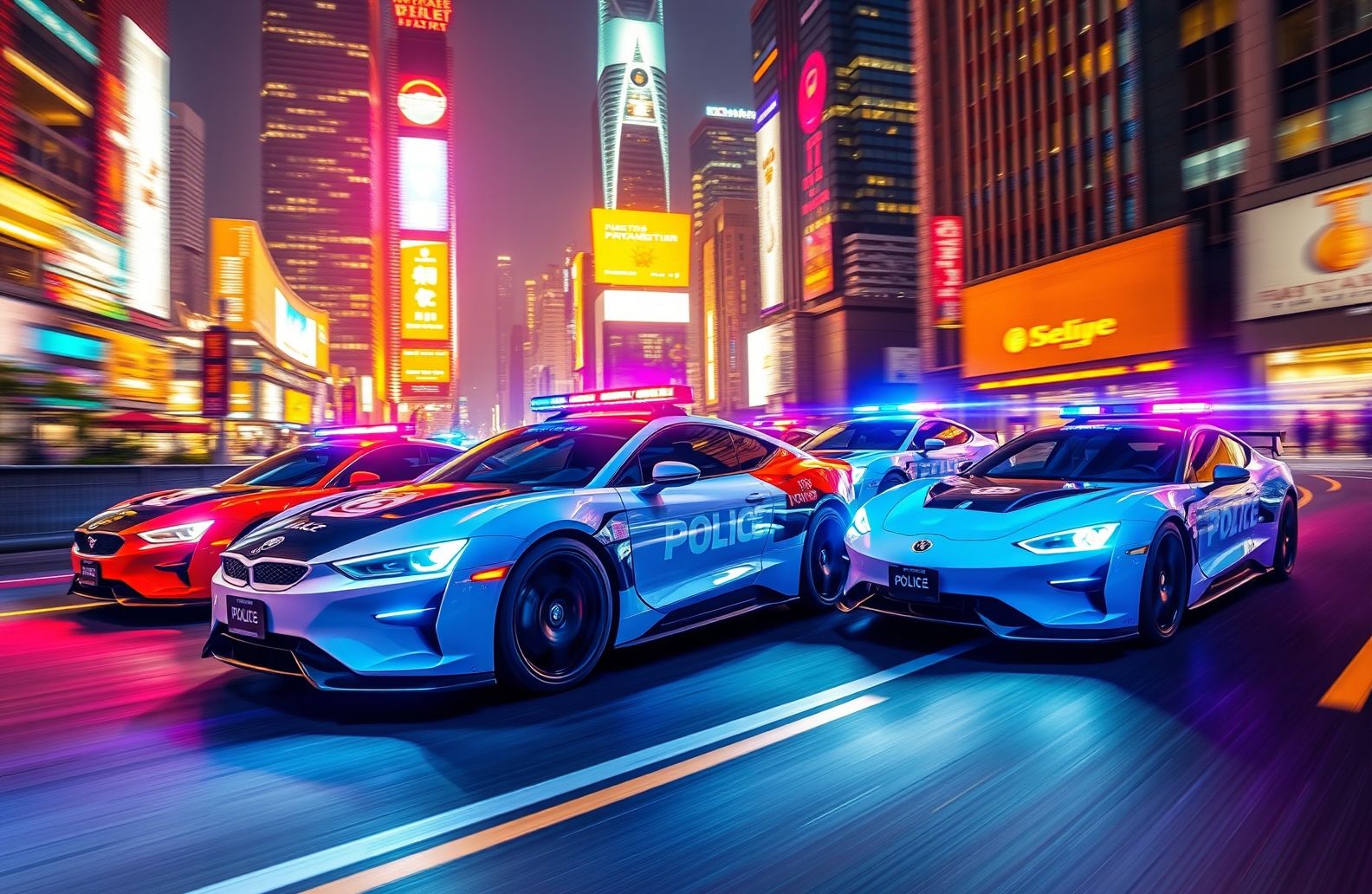 Cool Police Cars Wallpaper