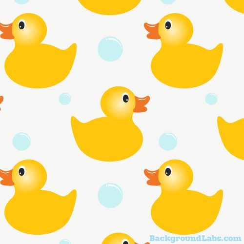 Rubber Duck Seamless Pattern Background Labs
